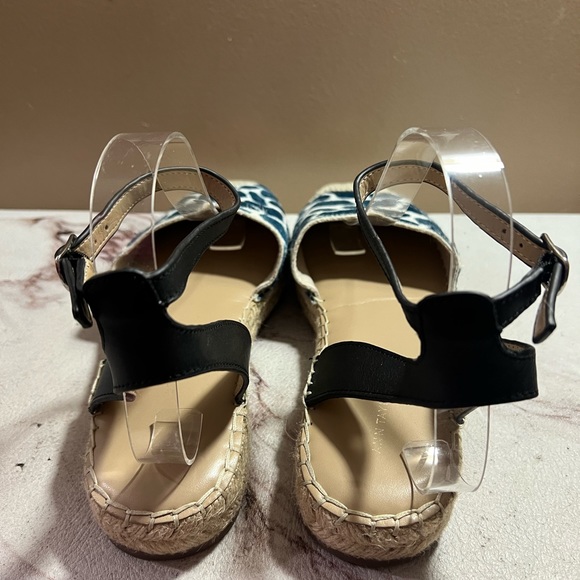 Ann Taylor size 8.5 Isabella Giraffe Print Haircalf Espadrille Flats - Picture 5 of 8
